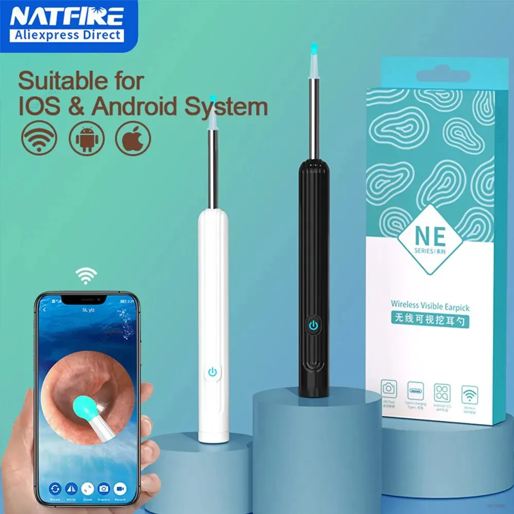 1296p Usb c Ear Cleaner with Camera