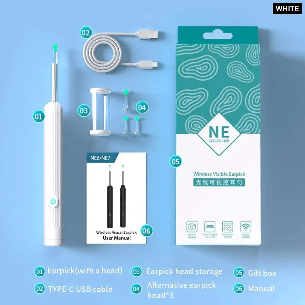 1296p Usb c Ear Cleaner with Camera