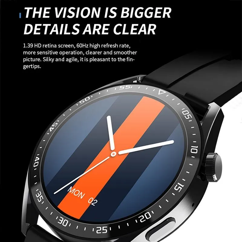 1.39 Inch Ip67 Waterproof Health Monitoring Bluetooth Call Smart Watch With Nfc Payment