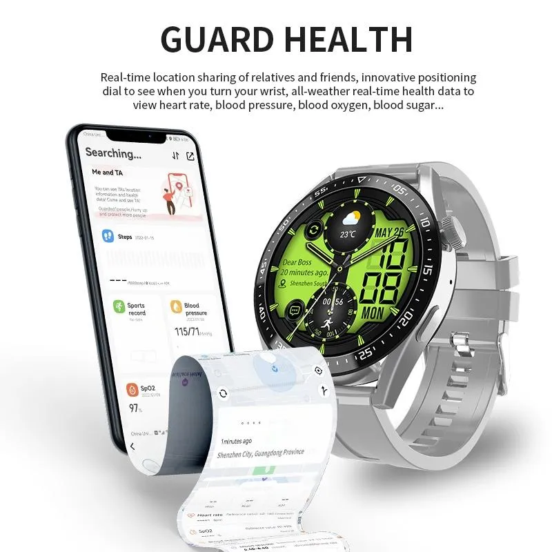 1.39 Inch Ip67 Waterproof Health Monitoring Bluetooth Call Smart Watch With Nfc Payment