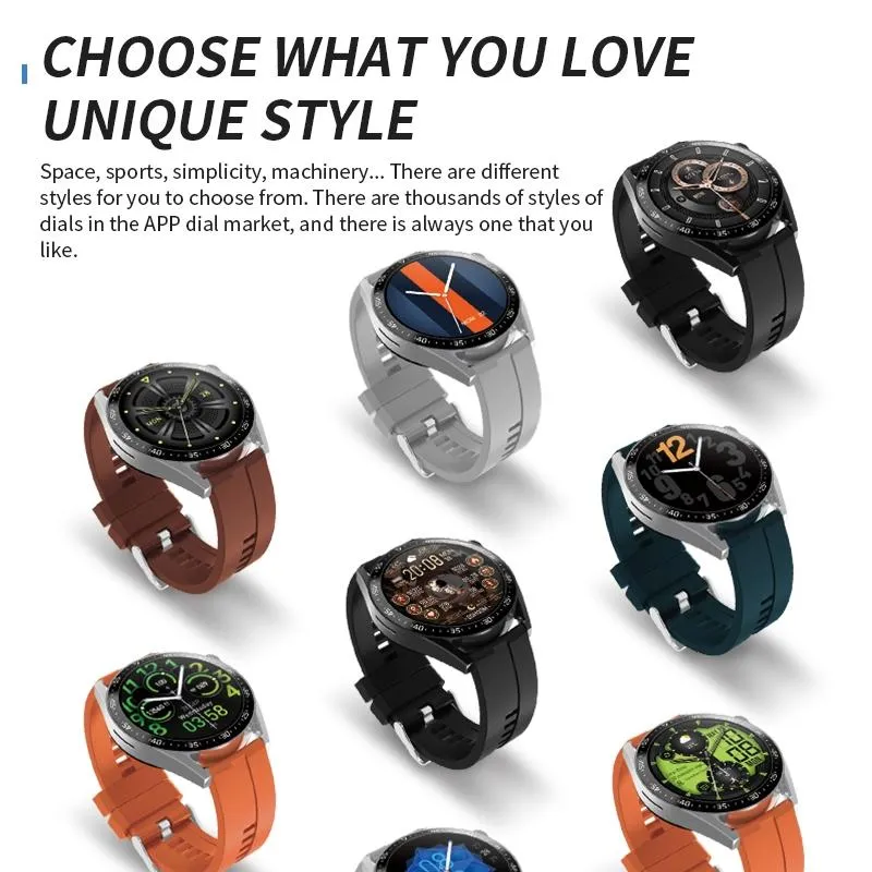 1.39 Inch Ip67 Waterproof Health Monitoring Bluetooth Call Smart Watch With Nfc Payment