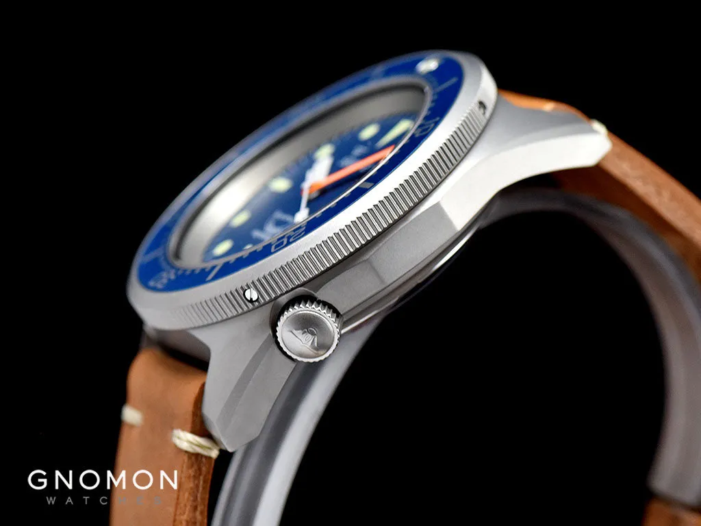 1521 Blue Blasted Leather