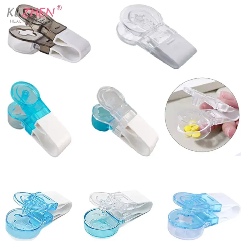 1Pcs New Portable Pill Taker anti Pollution Artifact Medication Dispenser Pill Taker Cup Organizer for Vitamins Pill Popper