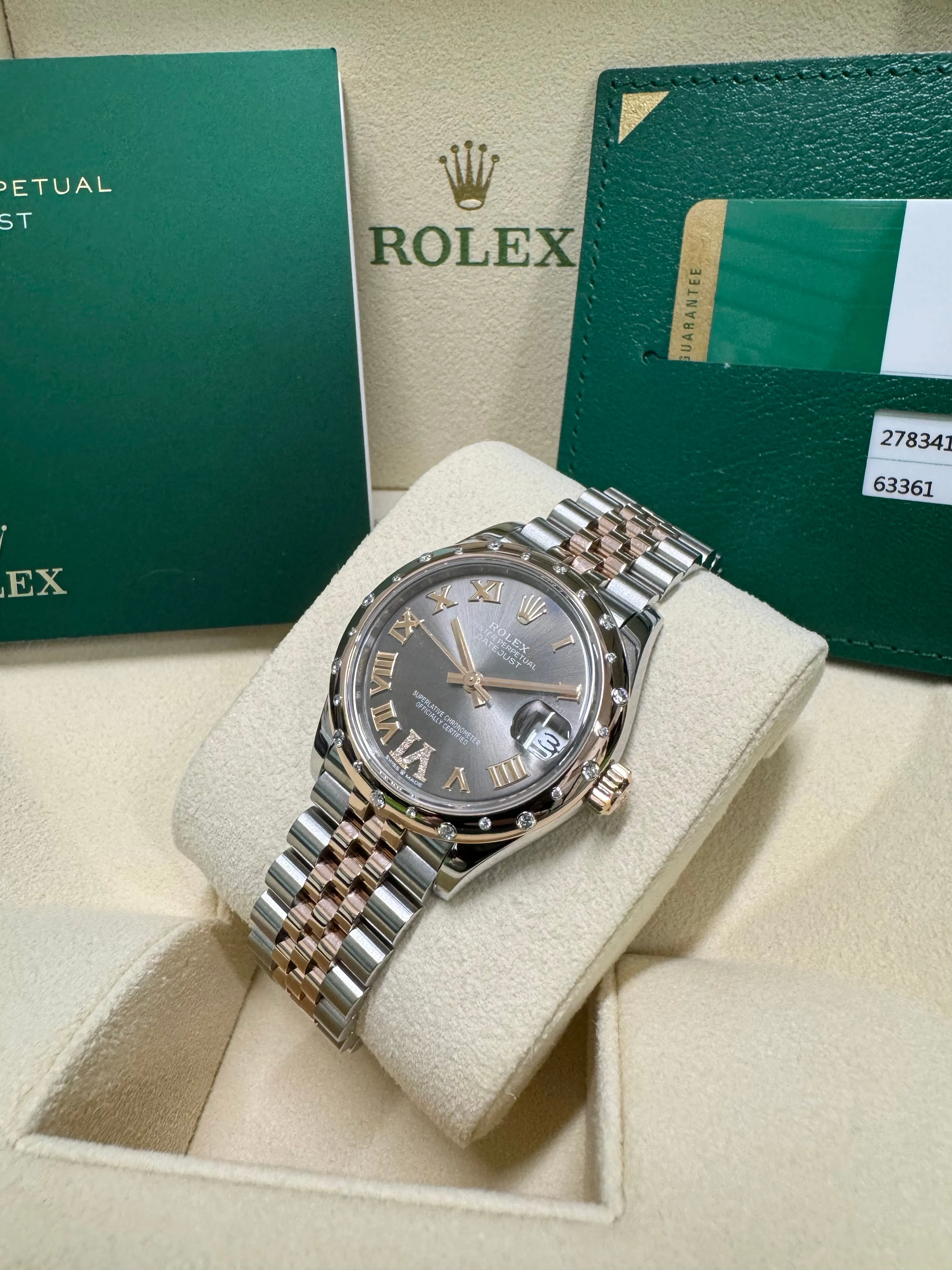 2019 Rolex Ladies Datejust 31 278341RBR
