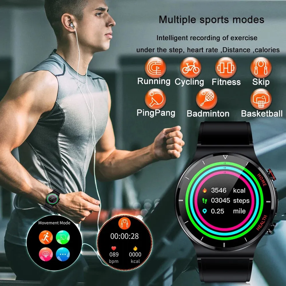 2022 New ECG PPG Smart Watch Men Sangao Laser Health Heart Rate Blood Pressure Fitness Sports Watches IP68 Waterproof Smartwatch