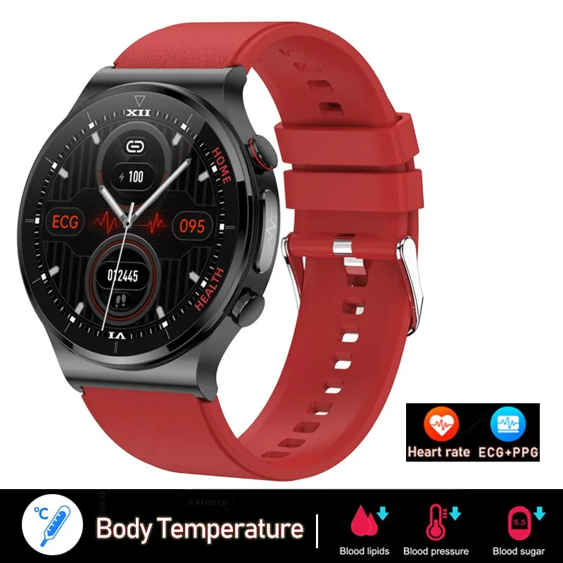 2022 New ECG PPG Smart Watch Men Sangao Laser Health Heart Rate Blood Pressure Fitness Sports Watches IP68 Waterproof Smartwatch