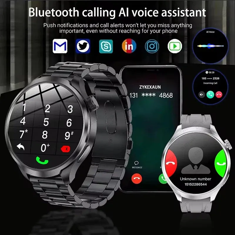 2024 New For HUAWEI Outdoor Sports Smart Watch Men AMOLED Screen NFC GPS Heart rate Waterproof Bluetooth Call Smart Watch Woman