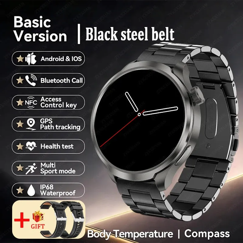2024 New For HUAWEI Outdoor Sports Smart Watch Men AMOLED Screen NFC GPS Heart rate Waterproof Bluetooth Call Smart Watch Woman