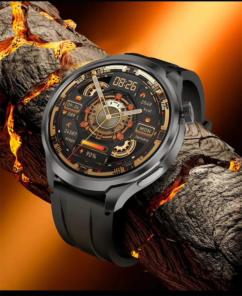 2024 New For HUAWEI Outdoor Sports Smart Watch Men AMOLED Screen NFC GPS Heart rate Waterproof Bluetooth Call Smart Watch Woman