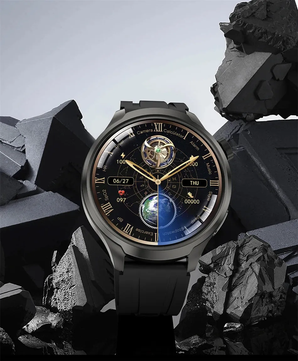 2024 New For HUAWEI Outdoor Sports Smart Watch Men AMOLED Screen NFC GPS Heart rate Waterproof Bluetooth Call Smart Watch Woman