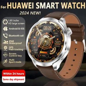 2024 New For HUAWEI Outdoor Sports Smart Watch Men AMOLED Screen NFC GPS Heart rate Waterproof Bluetooth Call Smart Watch Woman