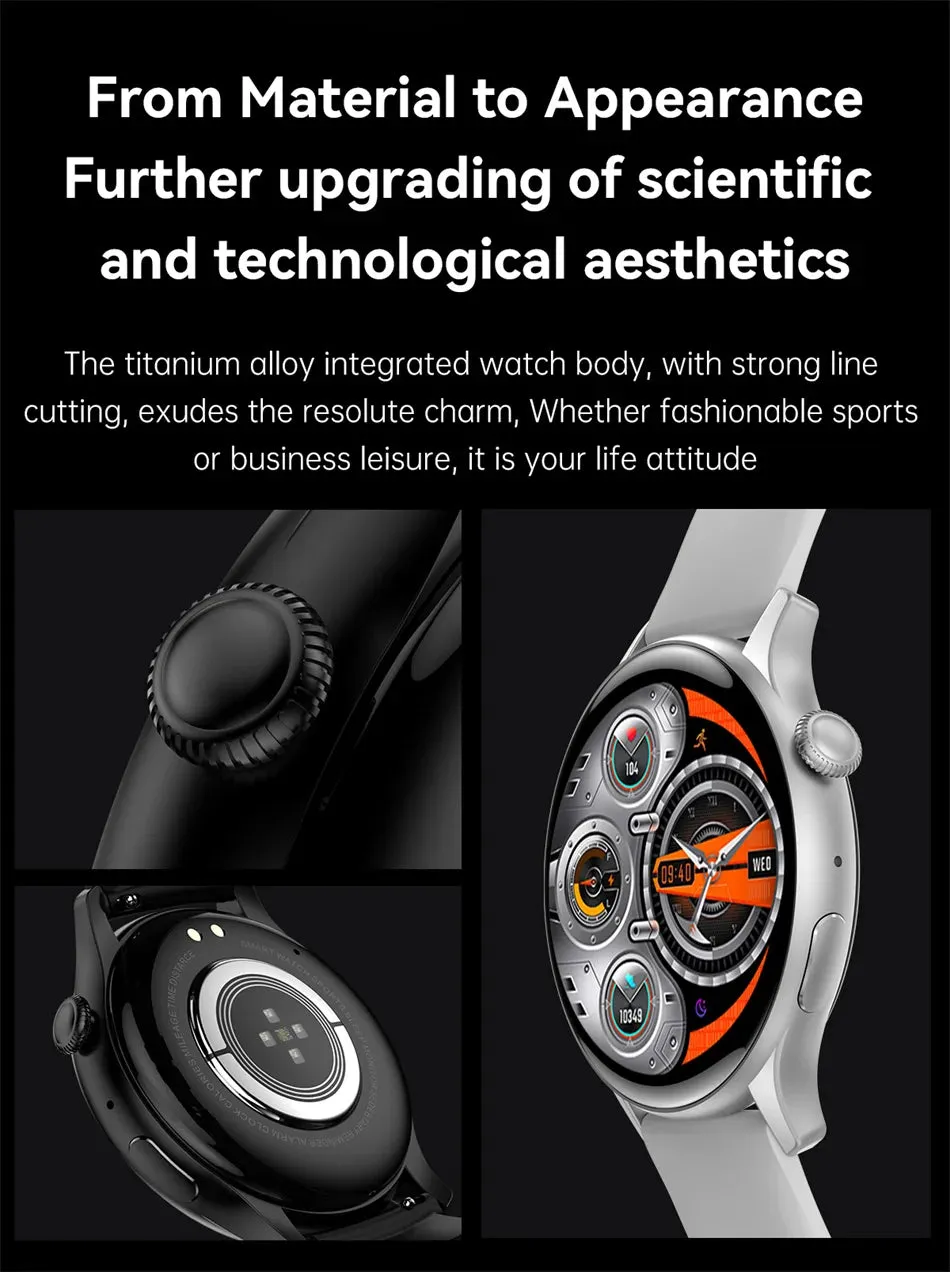 2024 NFC Smart Watch Women 466*466 Screen GPS Track Sport Watches Women Health Monitoring Voice Bluetooth Call Smartwatch Ladies