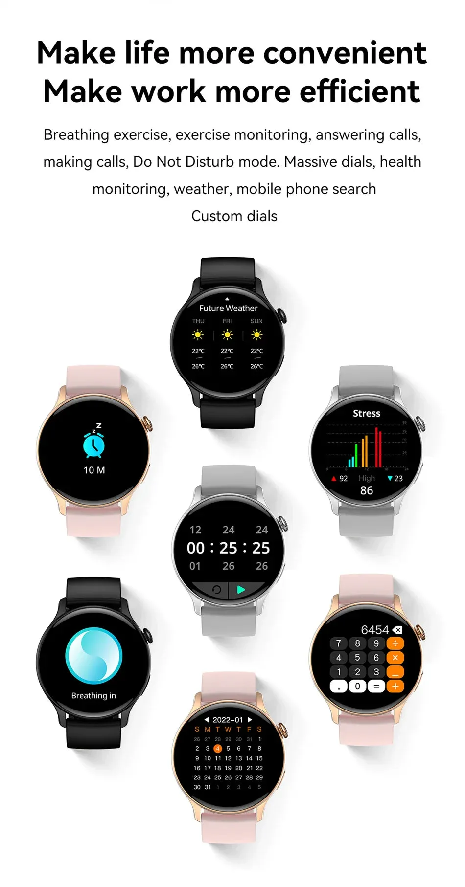 2024 NFC Smart Watch Women 466*466 Screen GPS Track Sport Watches Women Health Monitoring Voice Bluetooth Call Smartwatch Ladies
