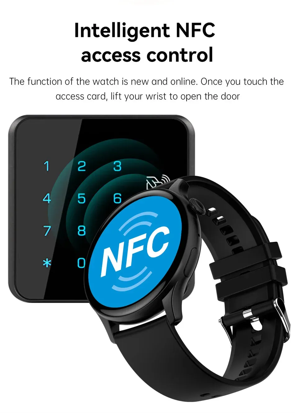 2024 NFC Smart Watch Women 466*466 Screen GPS Track Sport Watches Women Health Monitoring Voice Bluetooth Call Smartwatch Ladies