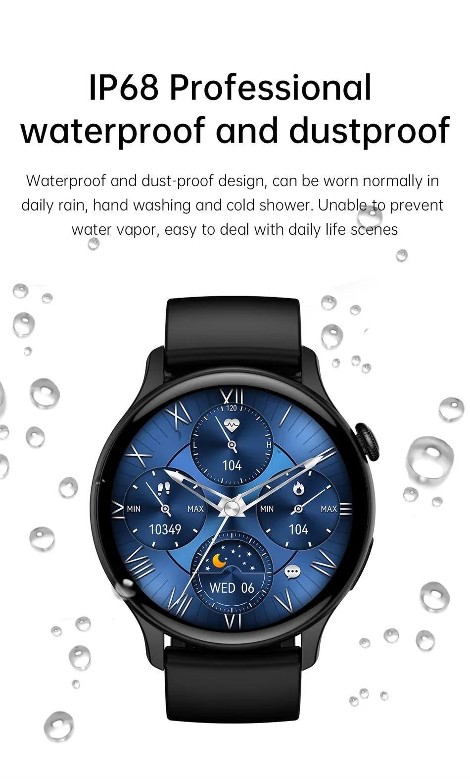 2024 NFC Smart Watch Women 466*466 Screen GPS Track Sport Watches Women Health Monitoring Voice Bluetooth Call Smartwatch Ladies
