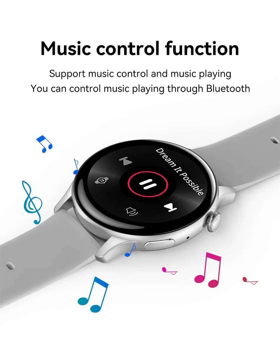 2024 NFC Smart Watch Women 466*466 Screen GPS Track Sport Watches Women Health Monitoring Voice Bluetooth Call Smartwatch Ladies