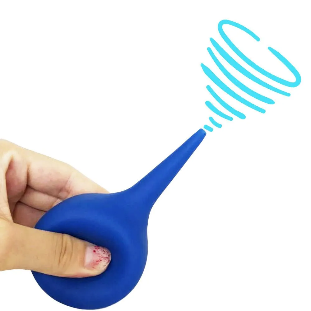 4 Pcs Ear Syringe Bulb Ear Cleaner Ear Syringe Cleaning Ball for clean out the dirty animals in the ears