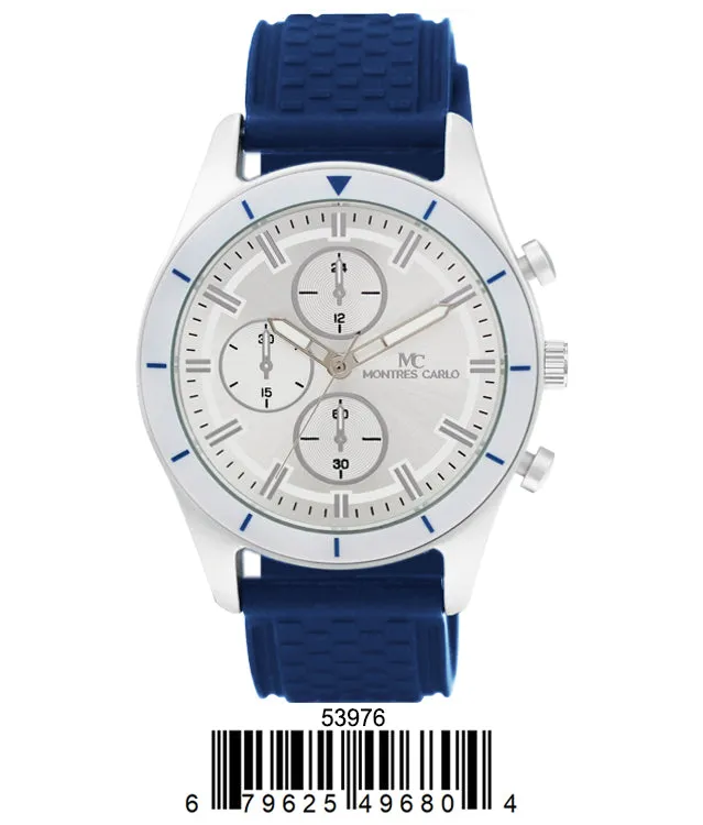 5397 - Montres Carlo Watch with Silicone Band