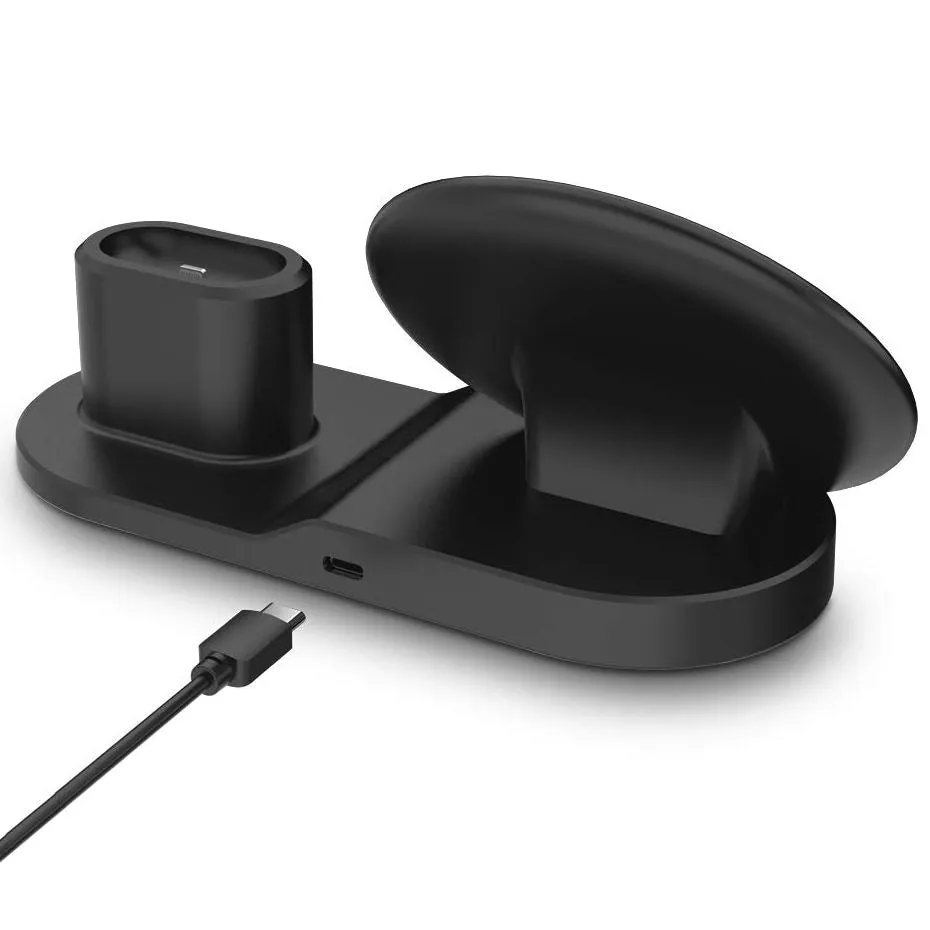 AirDock 3-in-1 Wireless Power Charging Station