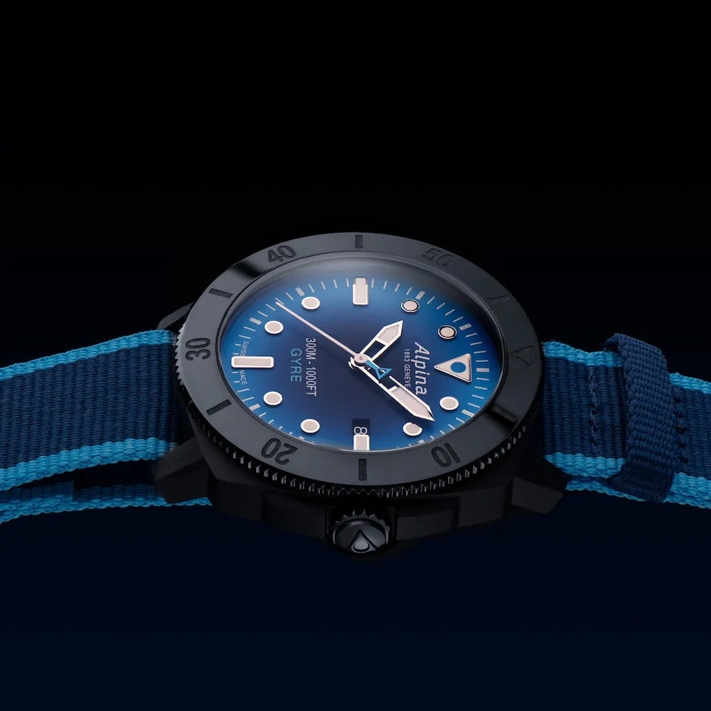 ALP Watch Seastrong Diver Gyre Smoked Blue Mens D