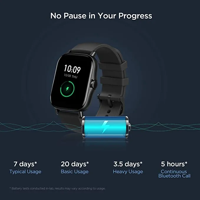 Amazfit GTS 2 Smart Watch, Alexa GPS Built-In,  Heart Rate Sleep Tracking, Waterproof