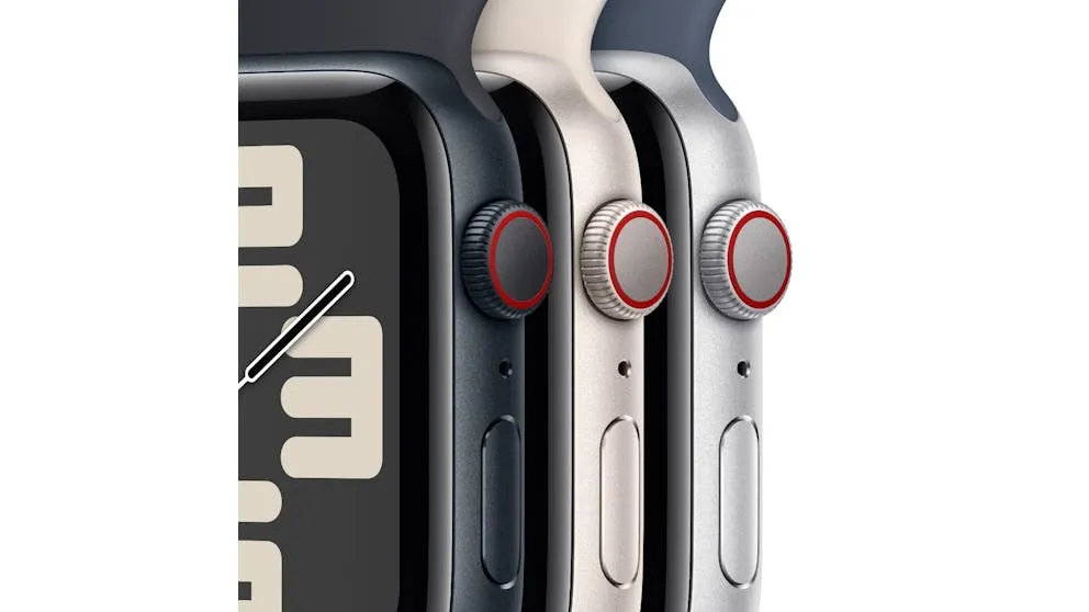 Apple Watch SE (2nd Gen) 44mm Midnight Aluminium Case with Midnight Sport Band M/L - GPS   Cellular