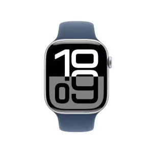 Apple Watch Series 10 GPS   Cellular 46mm Silver Aluminium Case with Denim Sport Band - AU Version