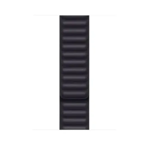 Apple Watch Series 8 GPS, 45mm Midnight Aluminium Case with Midnight Leather Link - M/L - Good