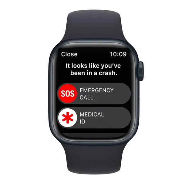 Apple Watch Series 8 GPS 45mm Midnight Aluminium Case with Midnight Sport Band