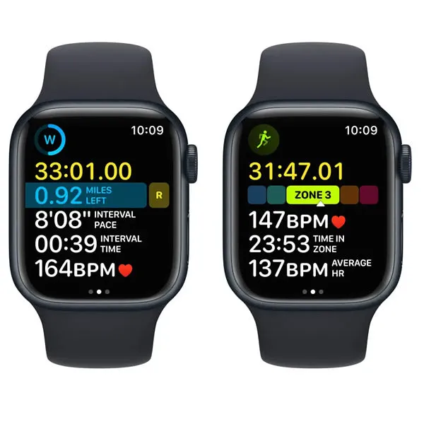 Apple Watch Series 8 GPS 45mm Midnight Aluminium Case with Midnight Sport Band