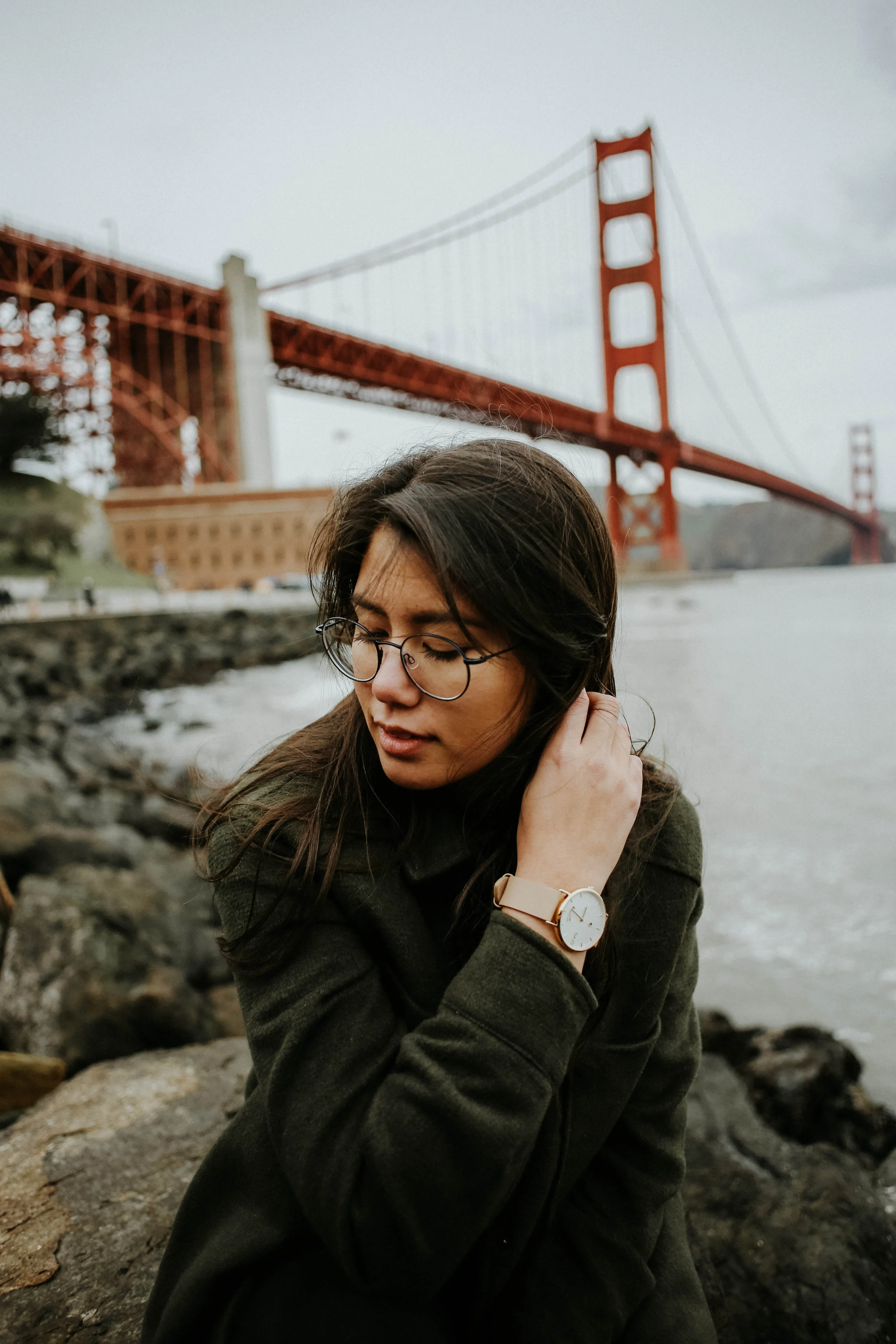 Arvo Awristacrat Watch - Gold - Nude Leather Band