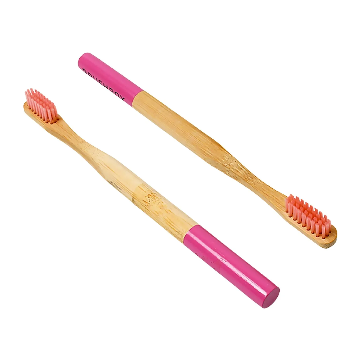 Bamboo Wooden Toothbrush Soft BristlesToothbrush Wooden Child Bamboo Toothbrush Biodegradable Manual Toothbrush for Adult, Kids (2 Pc With Cover)