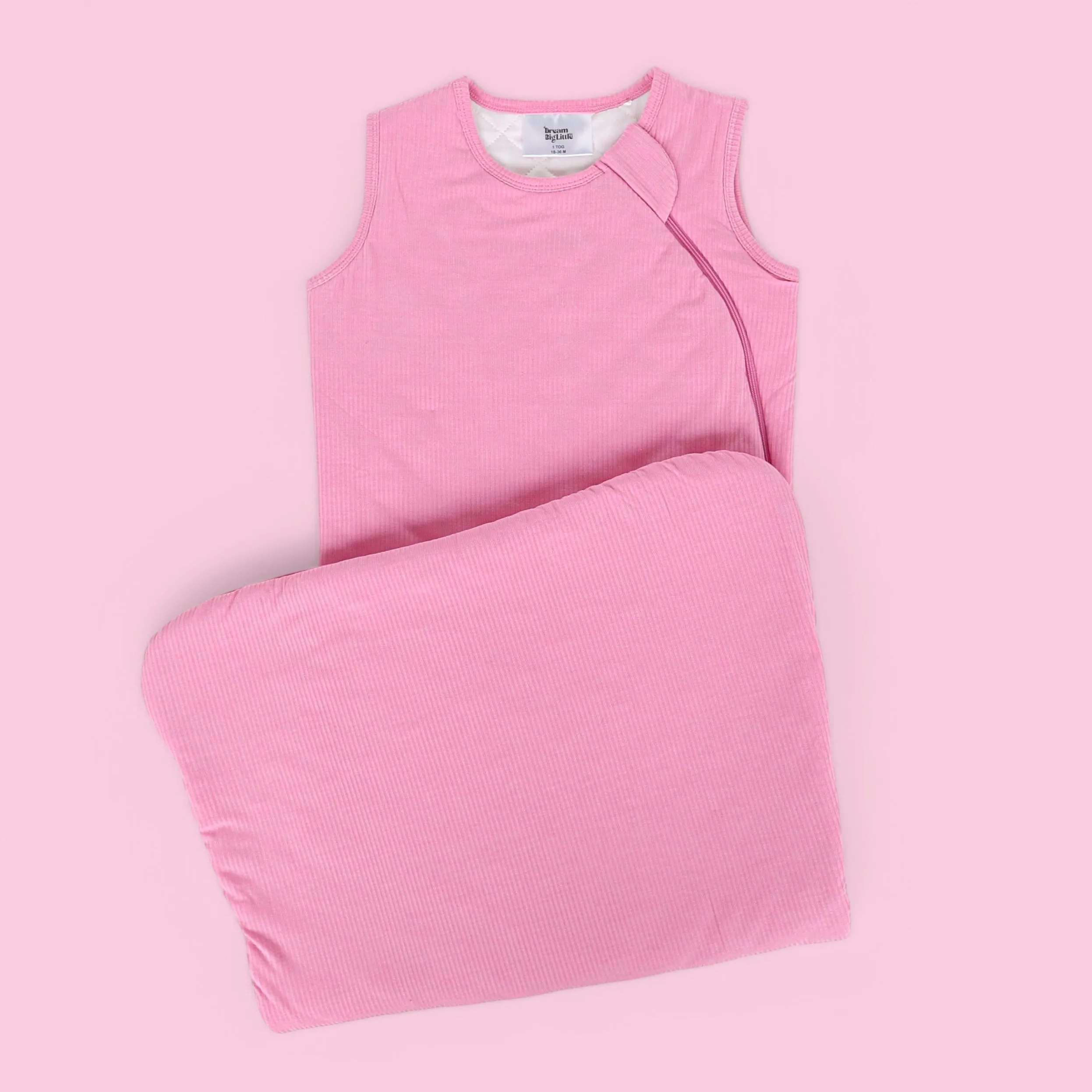 BELLA PINK RIB DREAM SLEEP SACK