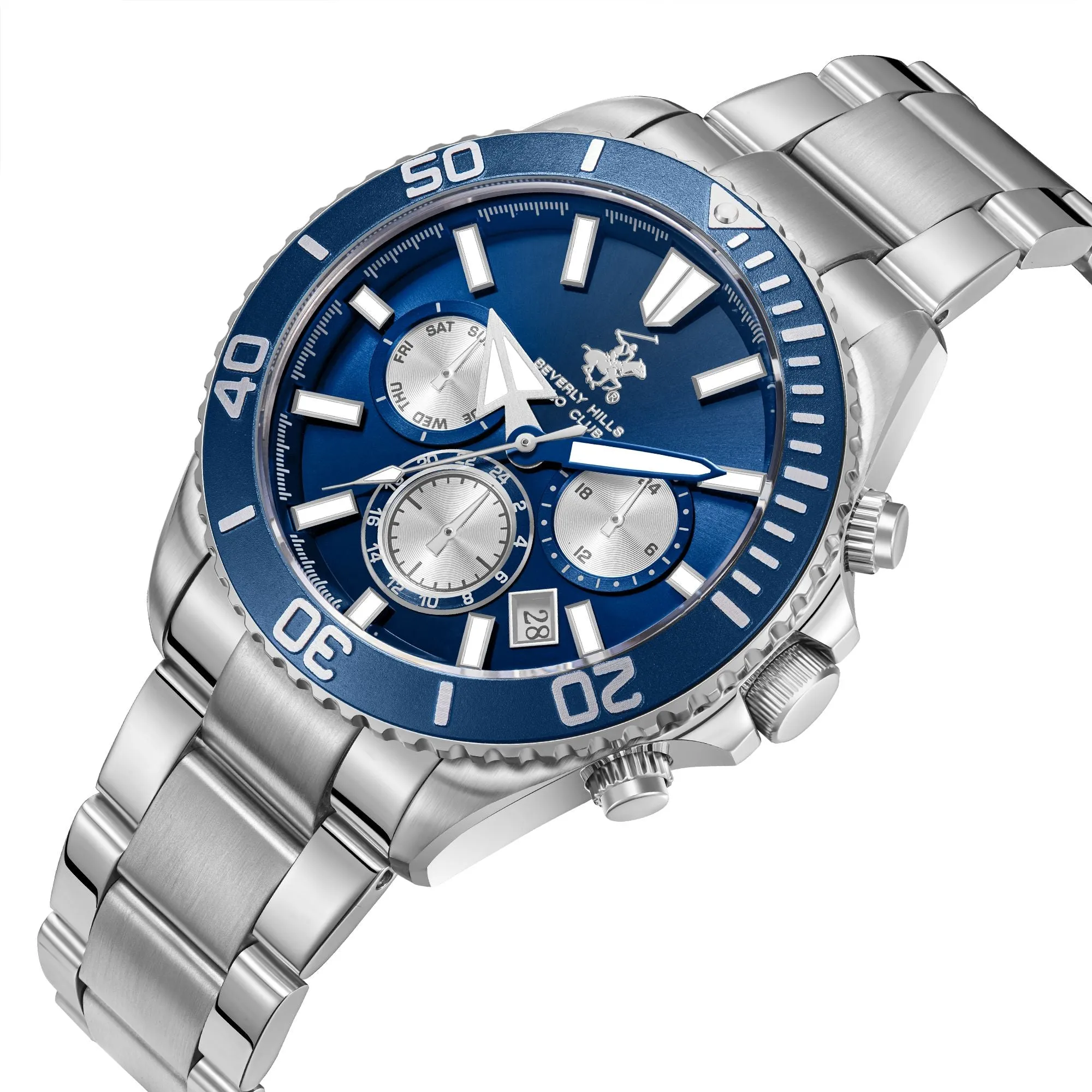 BHPC-BP3721X.390 - Stainless Steel Multifunction Watch For Men
