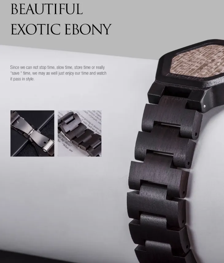 BOBO BIRD LED DISPLAY MINIMALIST DESIGN WOODEN WATCH