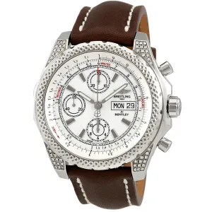 Breitling Bentley GT II White Dial Automatic Chronograph Diamond Men's Watch A1336567-A736BRLT A1336567-A736-437X-A20BA.1