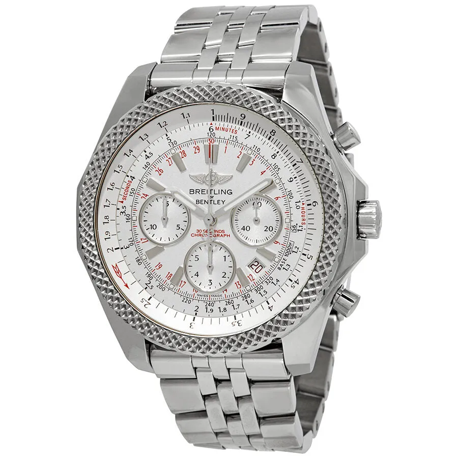 Breitling Bentley Motors Speed Chronograph Automatic Silver Dial Men's Watch A2536412/G675