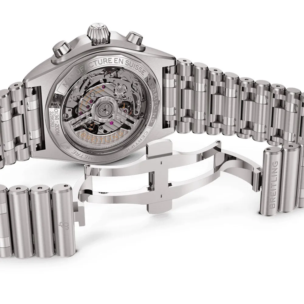 Breitling Chronomat B01 42mm Anthracite Dial Titanium Automatic Chronograph Gents Watch EB0134101M1E1