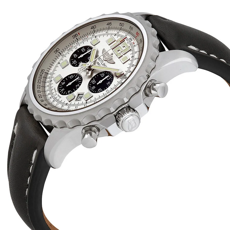 Breitling Chronospace Automatic Silver Dial Black Leather Men's Watch A2336035/G718BKLT A2336035/G718-441X-A20BA.1