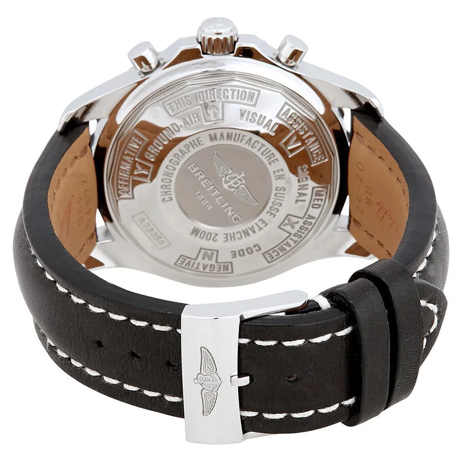 Breitling Chronospace Automatic Silver Dial Black Leather Men's Watch A2336035/G718BKLT A2336035/G718-441X-A20BA.1