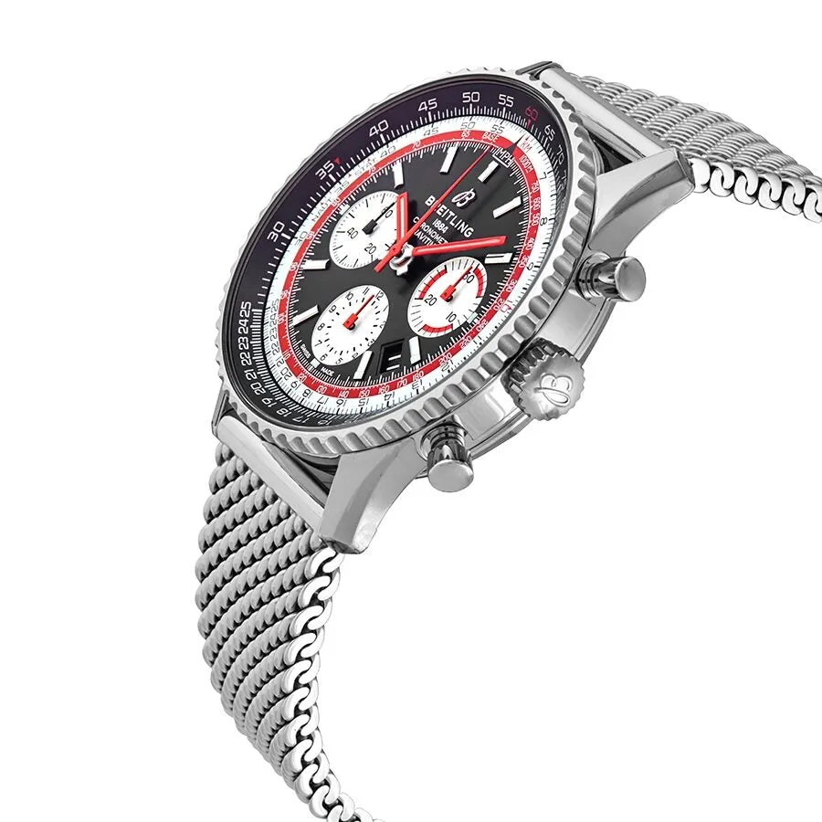 Breitling Navitimer 1 Automatic Swissair Special Edition Black Dial Men's Watch AB01211B1B1A1