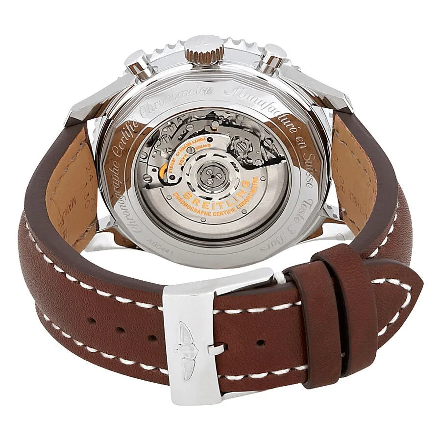 Breitling Navitimer GMT Chronograph Brown Leather Men's Watch AB044121-G783BRLT AB044121-G783-443X-A20BA.1