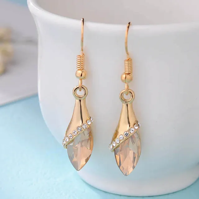 Brincos Crystal Earrings For Women Hot sale Fashion costume Jewelry Women Special Offer Classic Long Earring Pendientes
