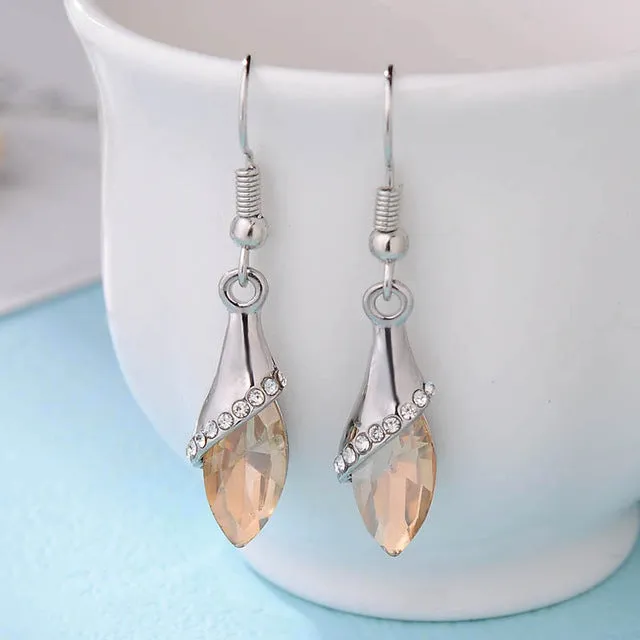 Brincos Crystal Earrings For Women Hot sale Fashion costume Jewelry Women Special Offer Classic Long Earring Pendientes