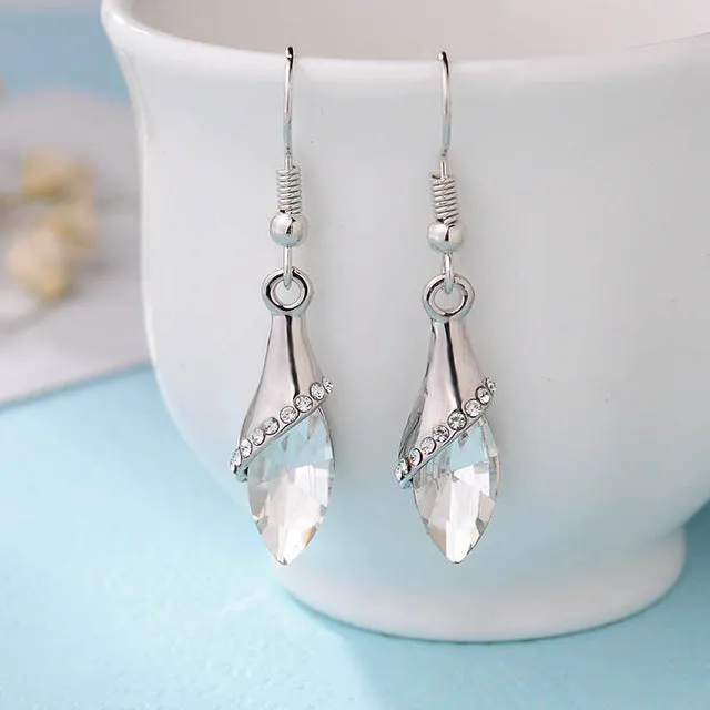 Brincos Crystal Earrings For Women Hot sale Fashion costume Jewelry Women Special Offer Classic Long Earring Pendientes