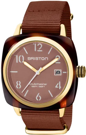 BRIS Watch Clubmaster Classic 3 Hands Chocolate