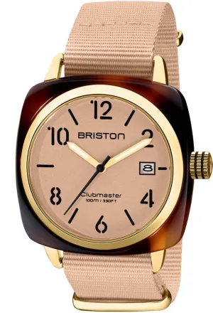 BRIS Watch Clubmaster Classic 3 Hands Nude