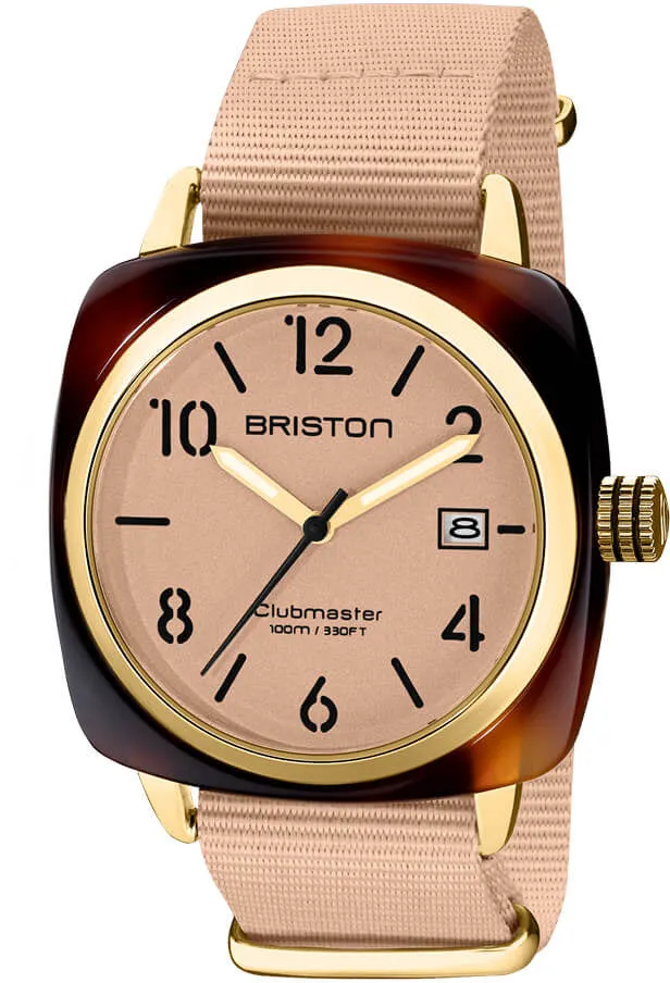 BRIS Watch Clubmaster Classic 3 Hands Nude