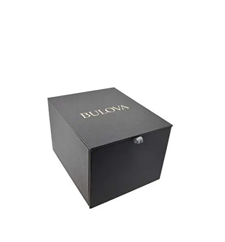 Bulova Men’s Marine Star 6-Hand Quartz Chronograph Stainless Steel Watch, Blue Dial, Tachymeter, 100M Water Resistant (Model: 96B174)