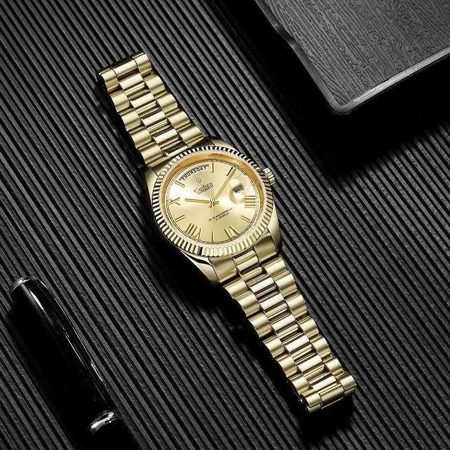 Cadisen Day-Date 40 Roman President Homage Watches